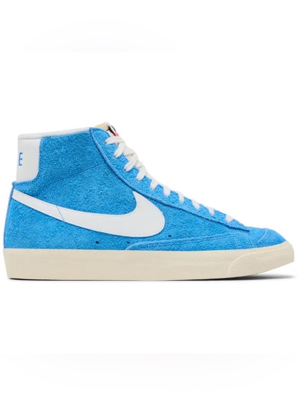 Nike Blazer Mid 77 Premium Suede Sneakers in University Blue White size 10